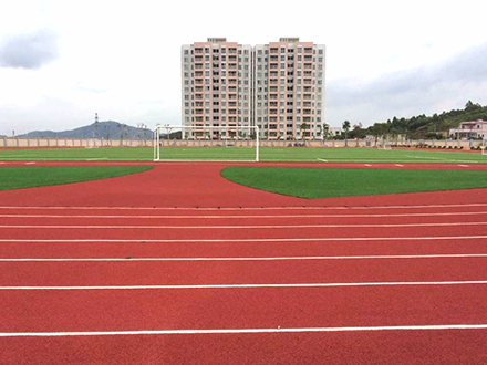 供應環保運動跑道 全塑型塑膠跑道 公園塑膠綠道 塑膠地板